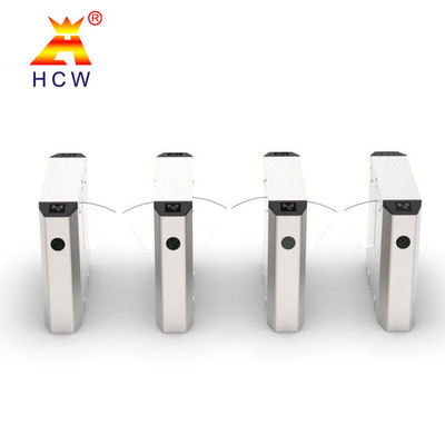 Fast Channel Wing Gate Turnstile Access Control Entrance 1.5mm Thickness