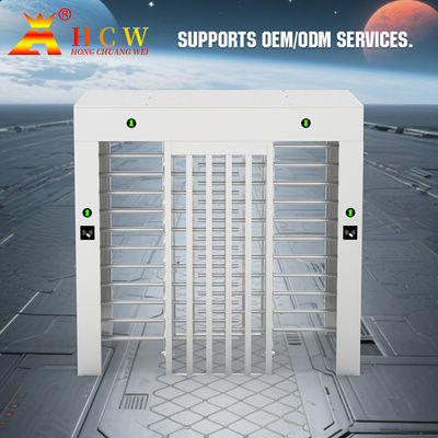 600mm Full Height Turnstile Gate For Construction Site Railway Station Community