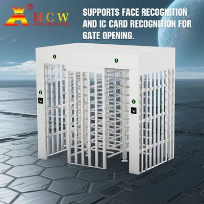 600mm Full Height Turnstile Gate For Construction Site Railway Station Community