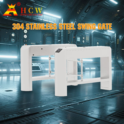 HCW IP44 Drehkreuz-Schranke 40W Edelstahl 304 Personensperre