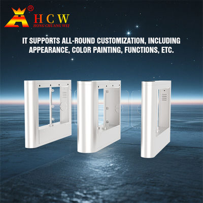 HCW IP54 Gesichtserkennung Turnstile Gate Swing Barrier für Fußgängerkontrolle