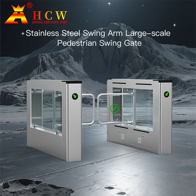 HCW 510mm Breite Schwenk-Automatiktore Bidirektionale Drehkreuz-Zutrittssysteme