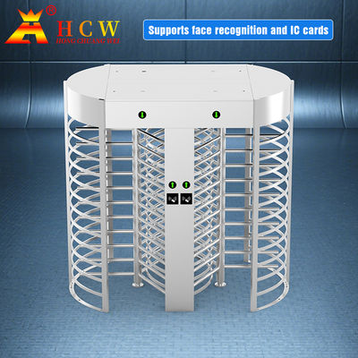 Station / Scenic / Hospital Half Height Turnstile One Way Manual Stainless Steel Turnstile