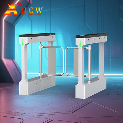 HCW Smart Biometric Swing Barrier Turnstile mit einer Lebensdauer von 4 Millionen Zyklen und einer Durchsatzleistung von 25-30 Personen pro Minute ISO 9001/CE zertifiziert