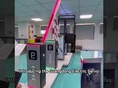 CW252 Automatisches Schleudertor Rückziehbare Sicherheitsausrüstung Stahlmaterial Parkplatz